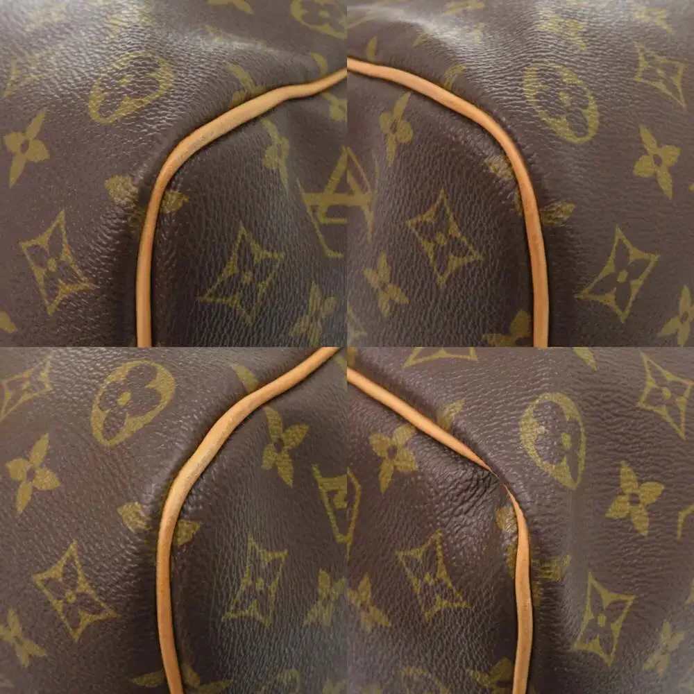 LOUIS VUITTON Brown Monogram Keepall 50 Boston Bag